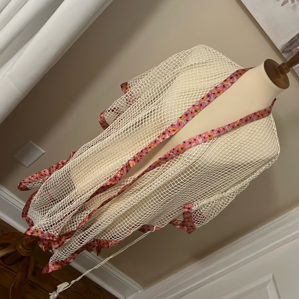 Steve Madden open weave kimono/swim cover-NWT